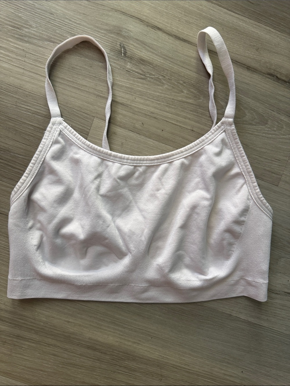 Gymshark white  Lightweight Bralette